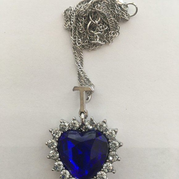 Titanic Heart of The Ocean Pendant Necklace White Star Line - NEW Version - Picture 2 of 7